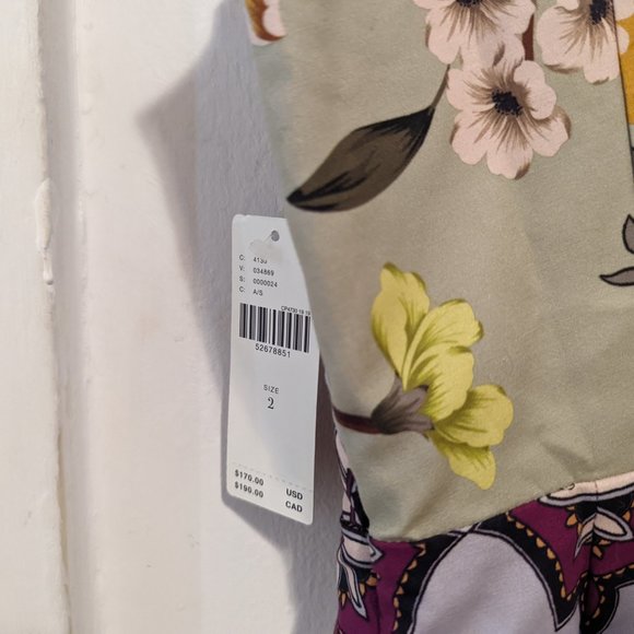 Anthropologie Maeve Floral Print Mini Dress - Picture 9 of 9